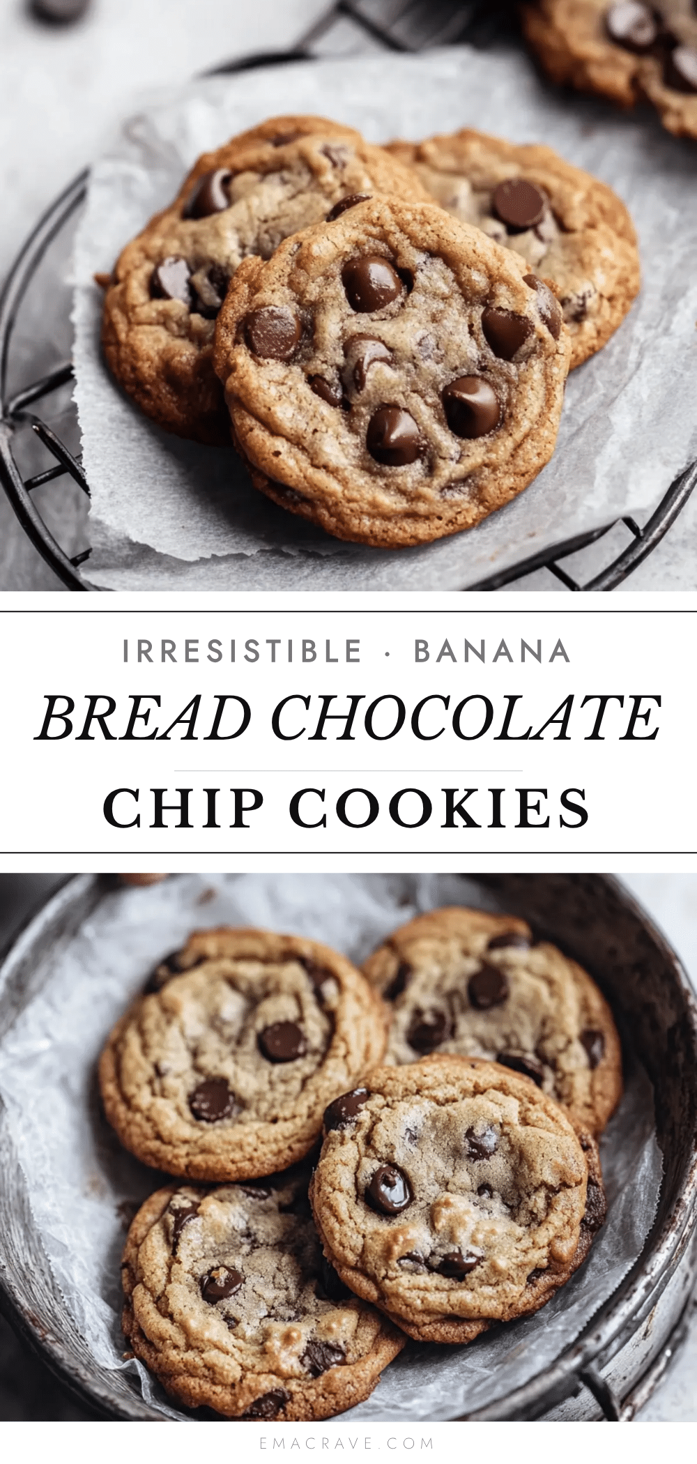 banana bread chocolate chip cookies recipe