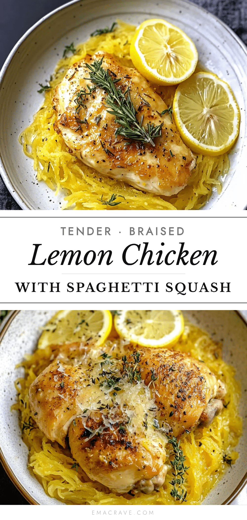 braised lemon chicken recipe