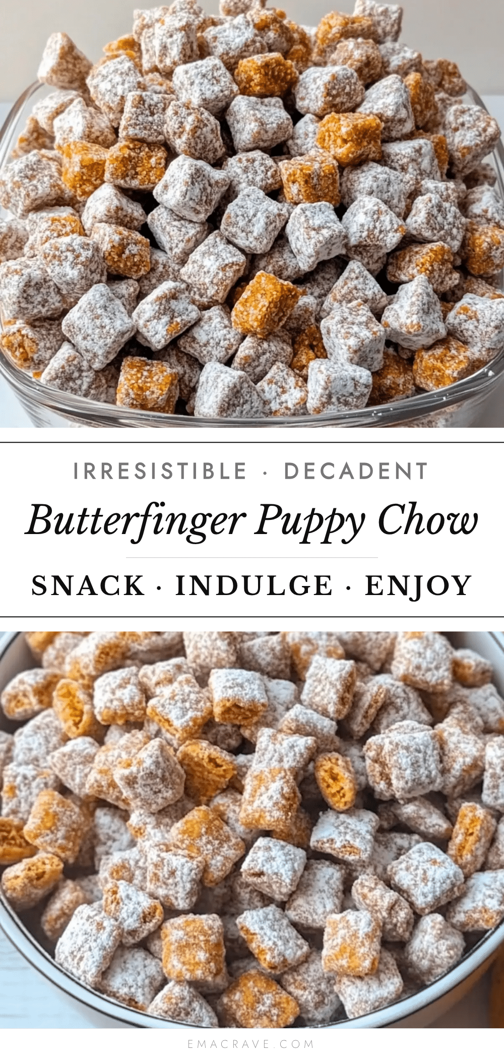 Butterfinger Puppy Chow recipe