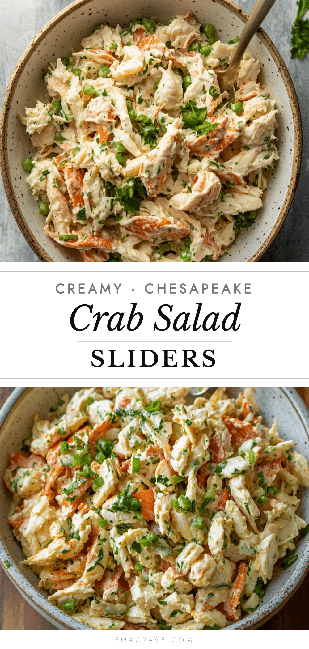 chesapeake crab salad sliders recipe