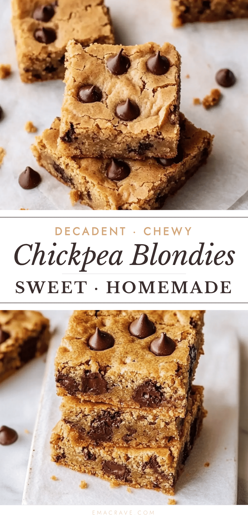 chickpea blondies recipe