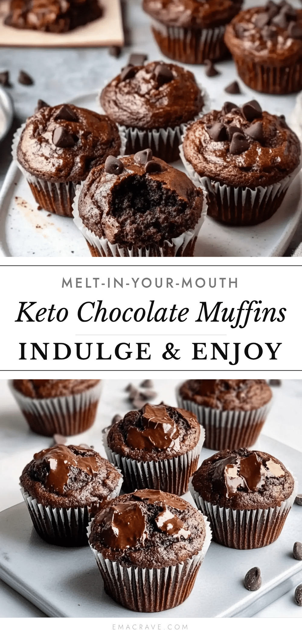 creamy keto chocolate muffins recipe