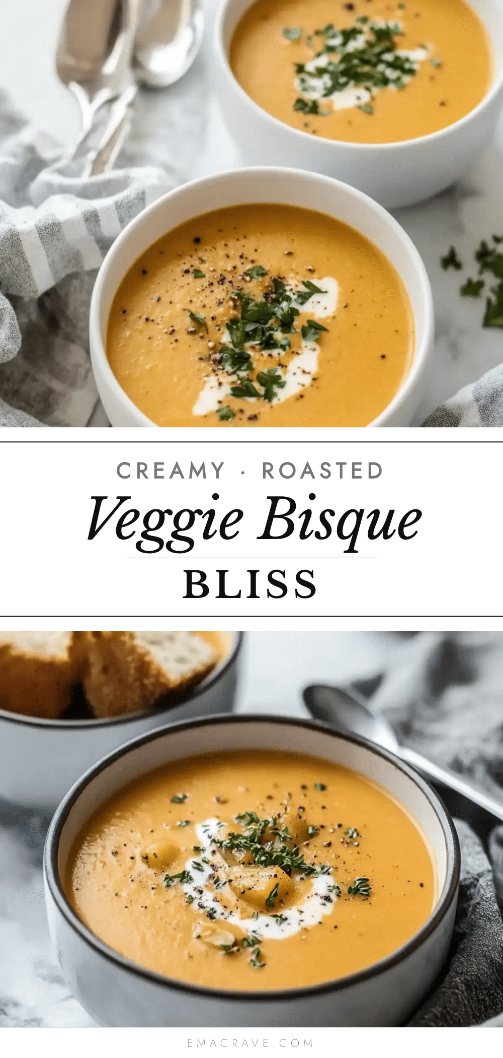 creamy roasted vegetable bisque recipe