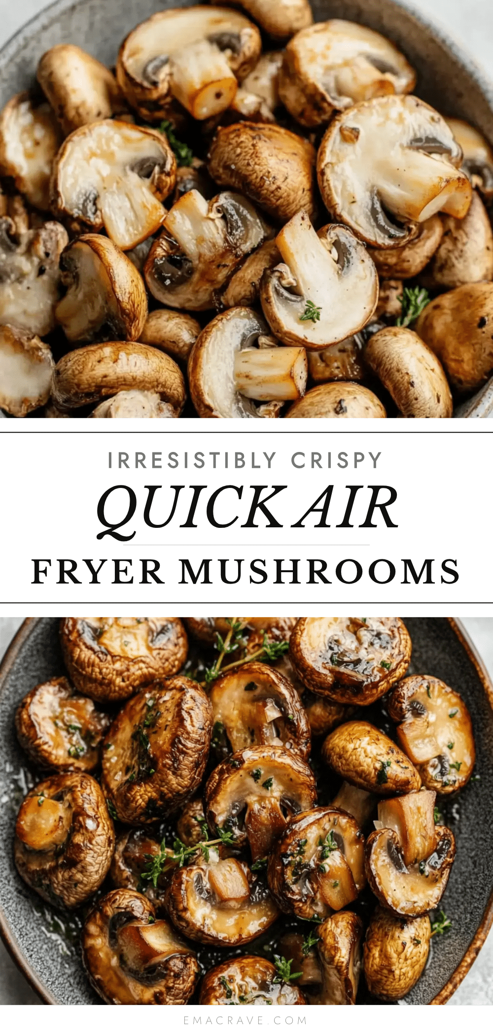 crispy air fryer mushrooms recipe