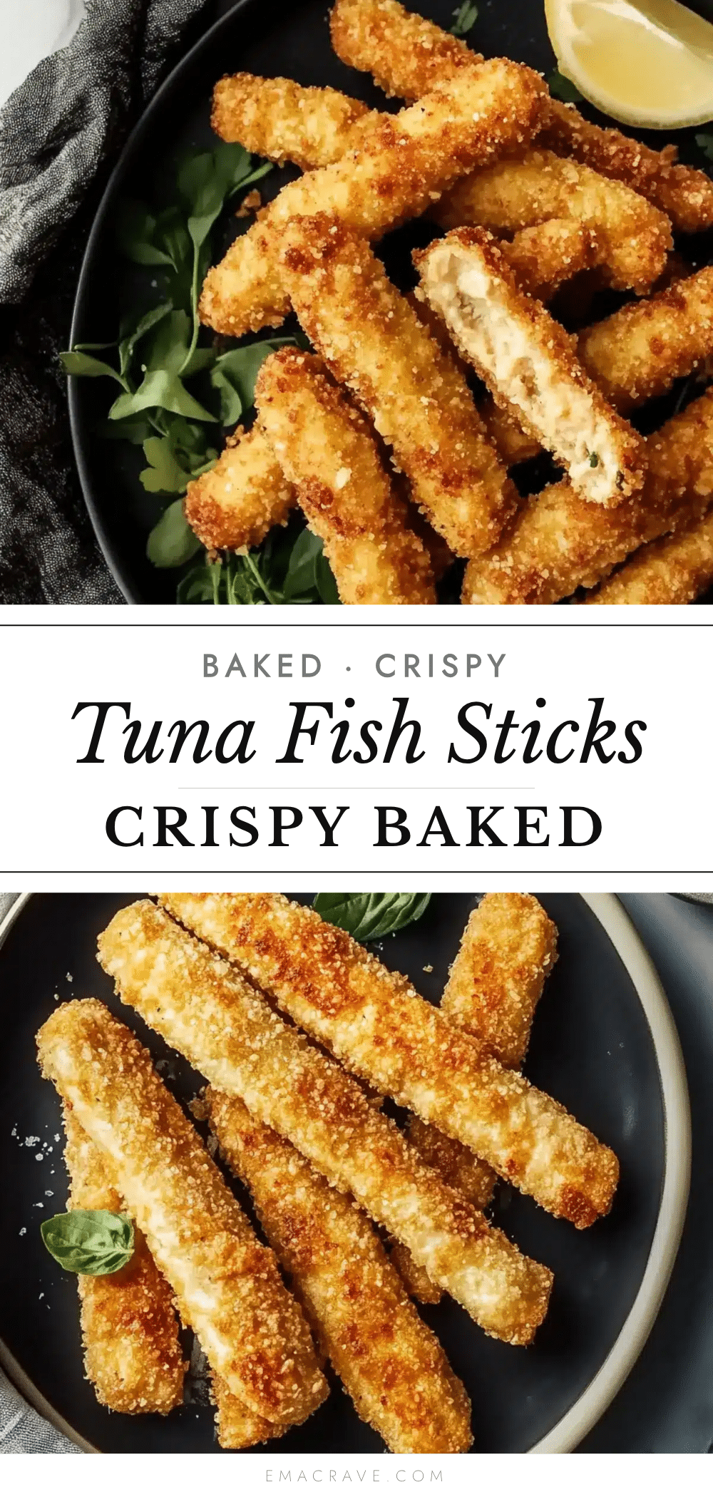 crispy baked tuna fish sticks recipe