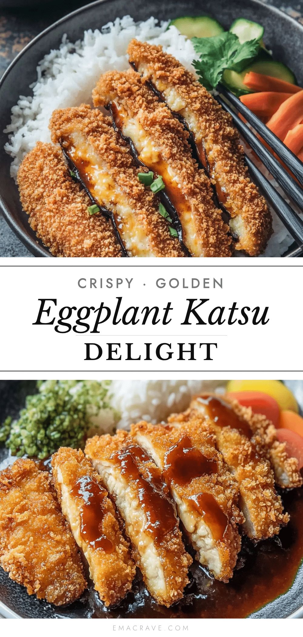 crispy golden eggplant katsu recipe