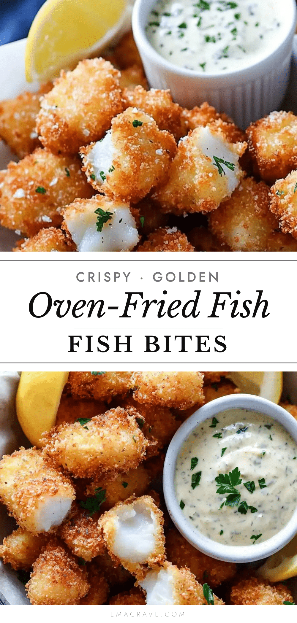 crispy oven-fried fish bites recipe