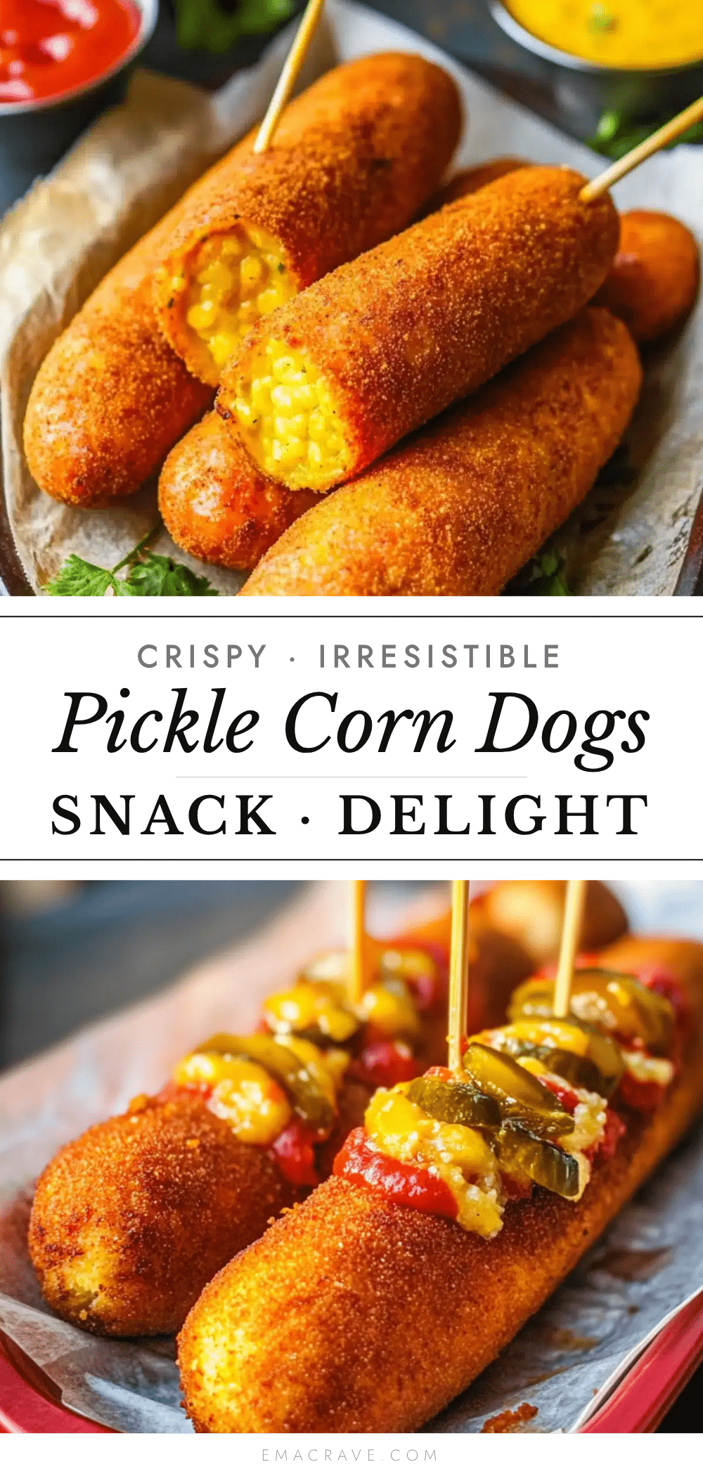 crispy pickle corn dogs recipe