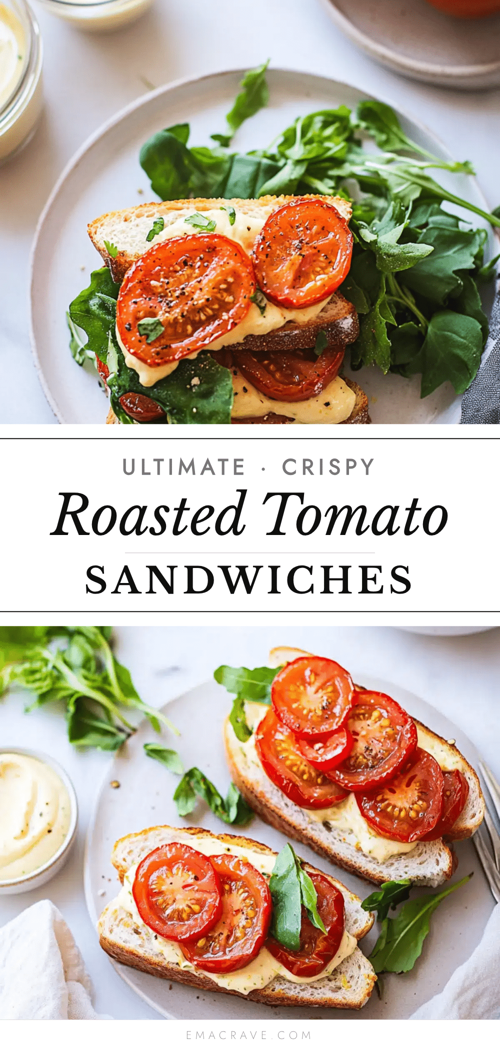 crispy roasted tomato sandwich recipe