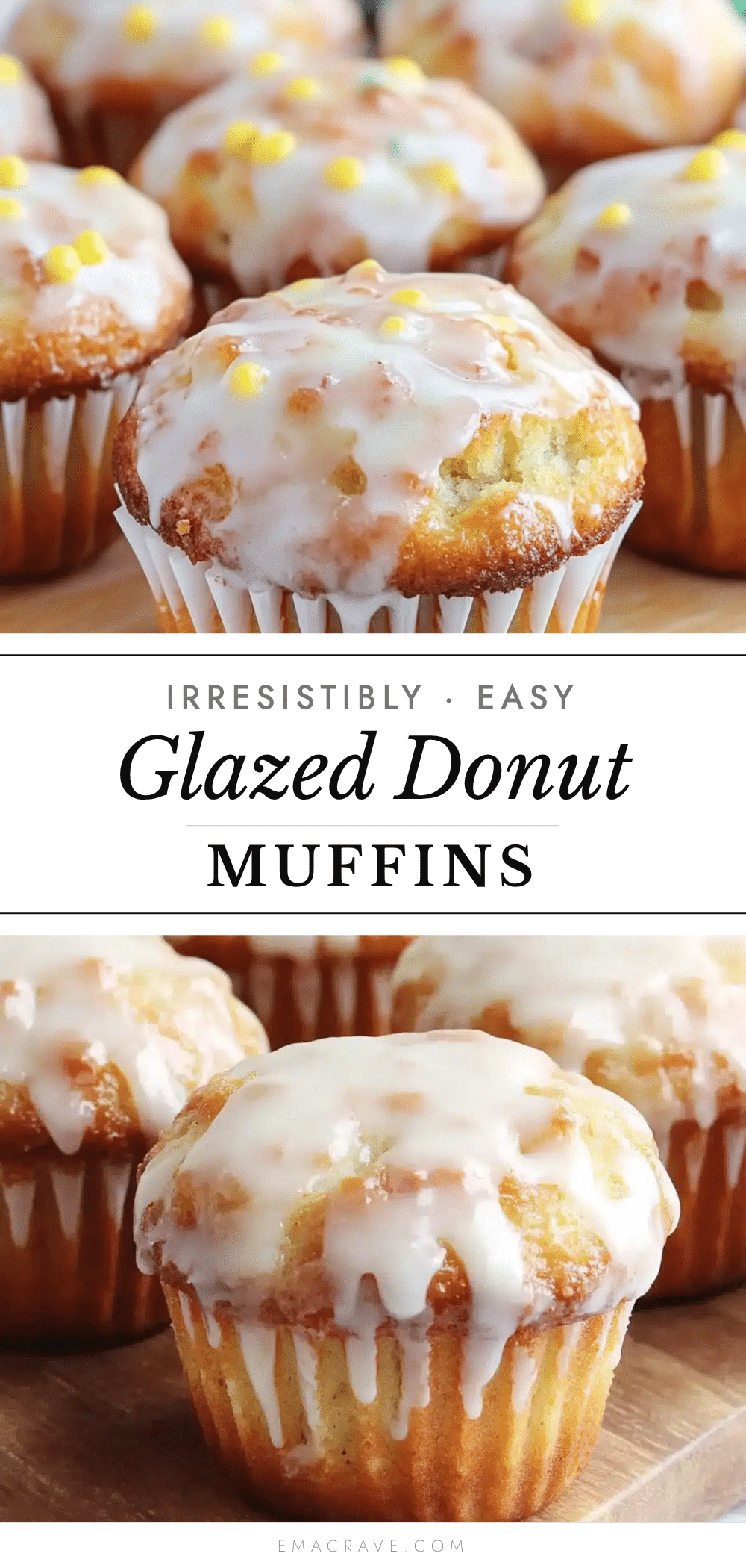 easy glazed donut muffins recipe