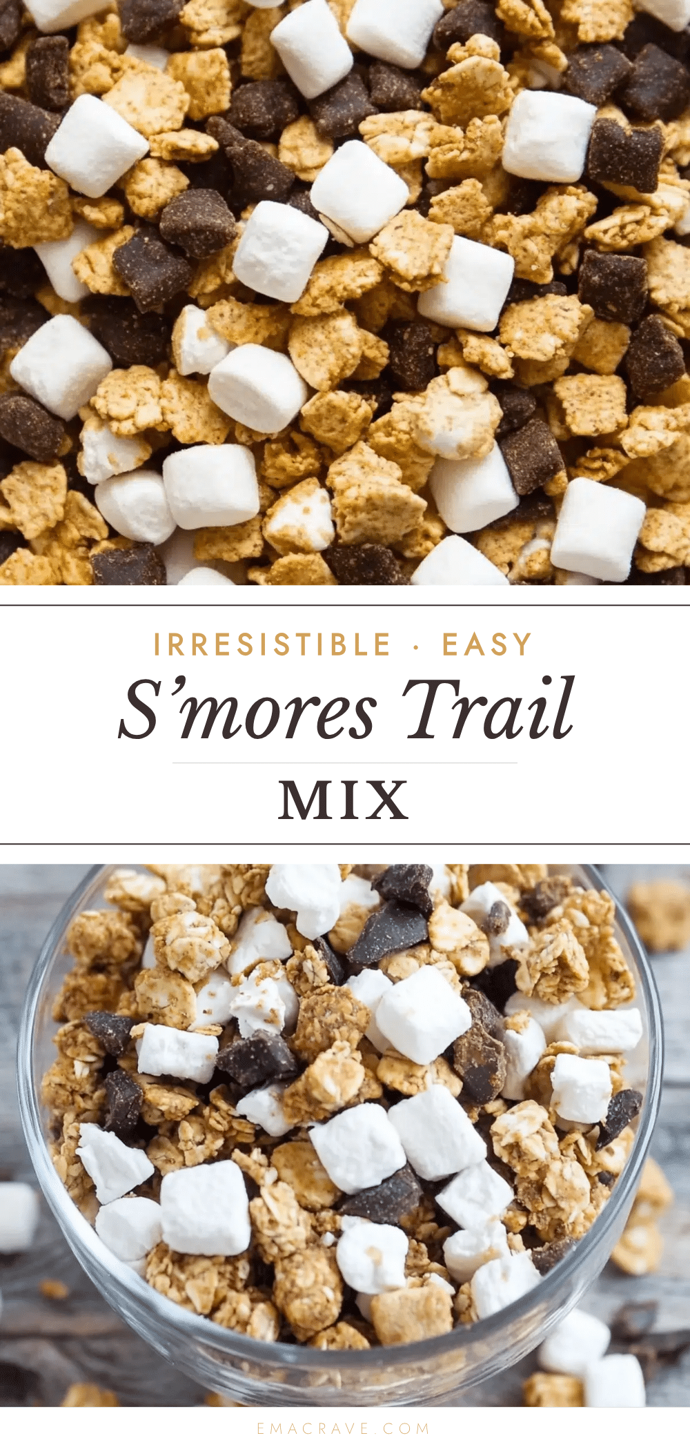 Easy S’mores Trail Mix recipe