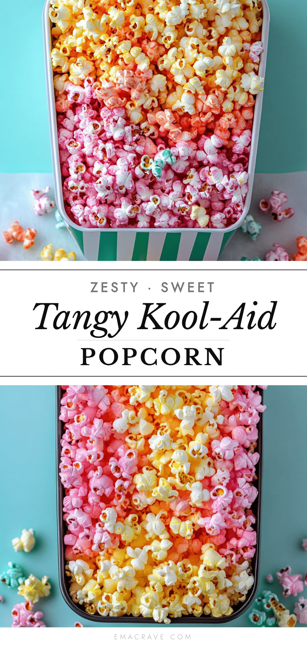 Flavorful Zesty Kool-Aid Popcorn Snack recipe