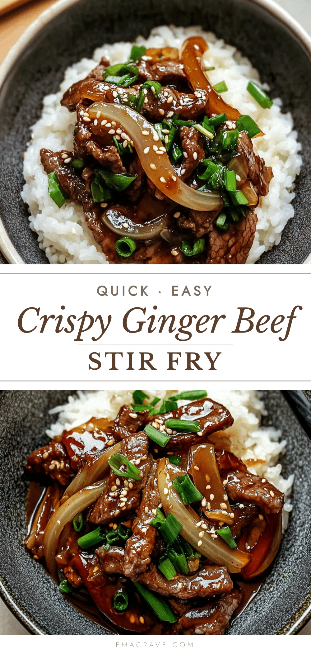 ginger beef and onion stir fry recipe