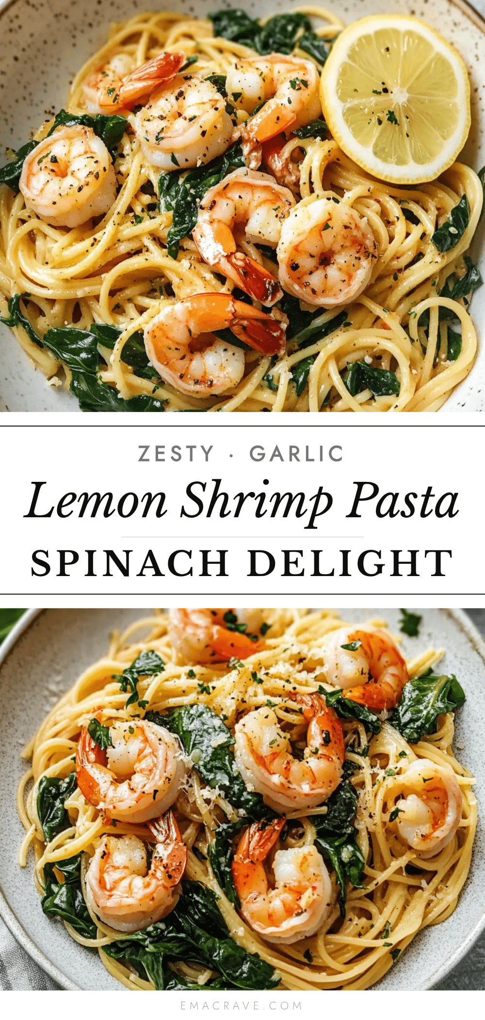 lemon garlic shrimp pasta recipe
