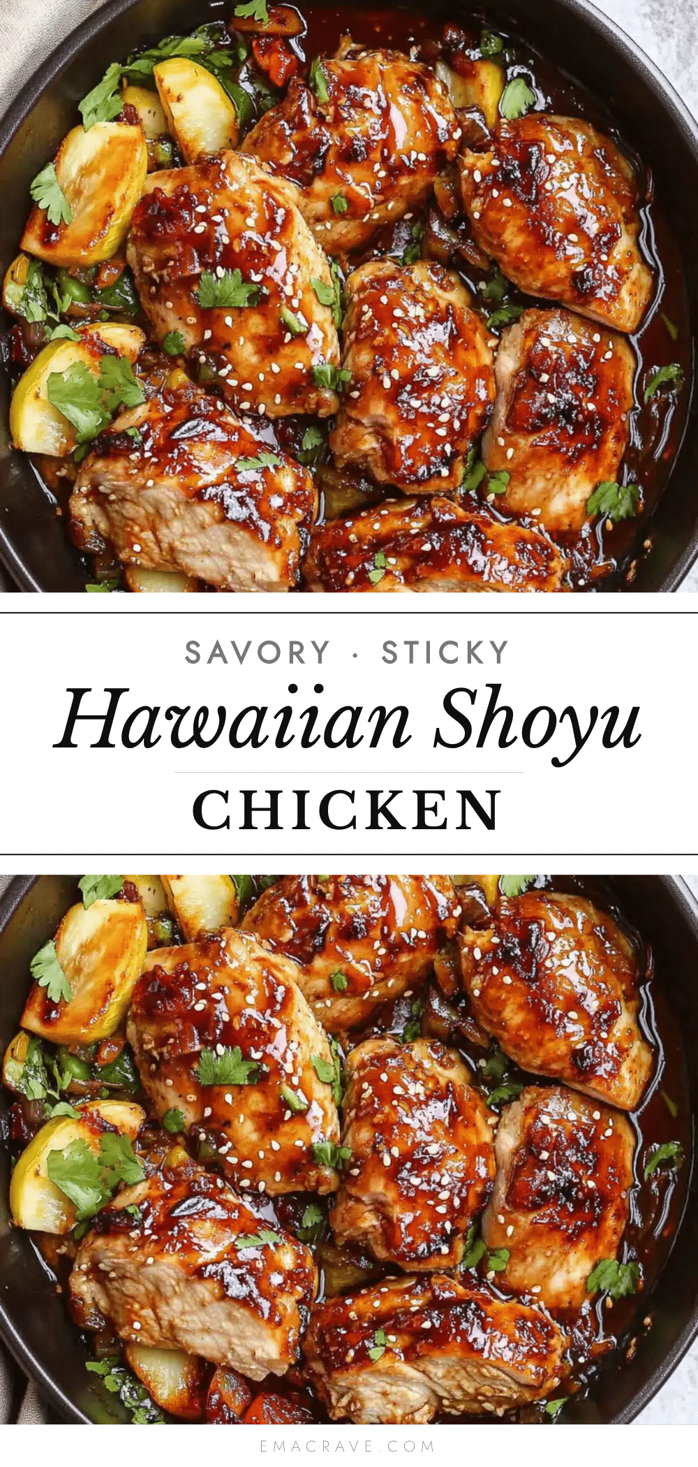 Savory Hawaiian Shoyu Chicken recipe