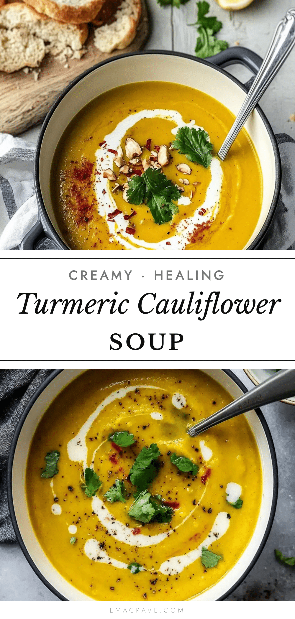 turmeric cauliflower soup recipe