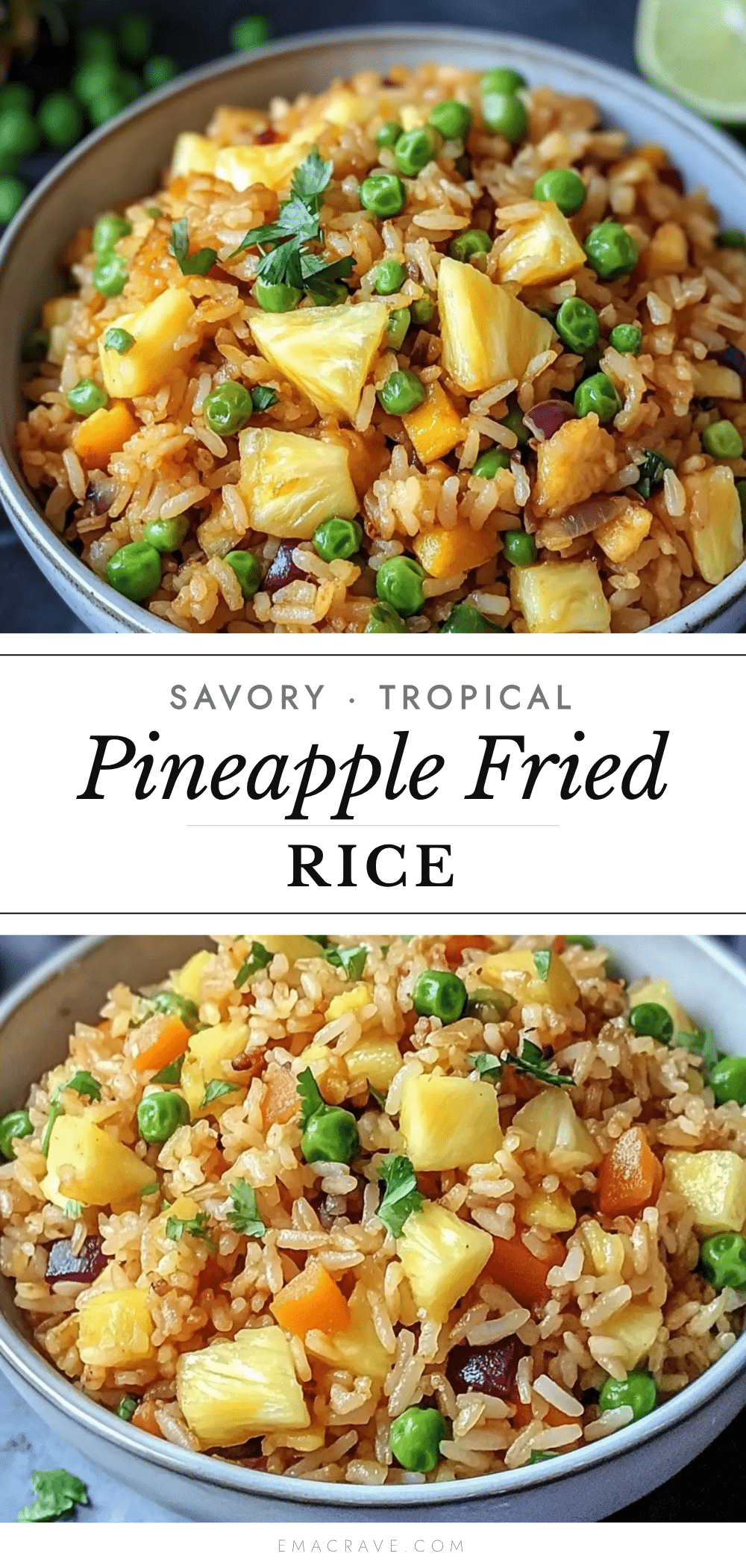 vegetarian pineapple fried rice recipe