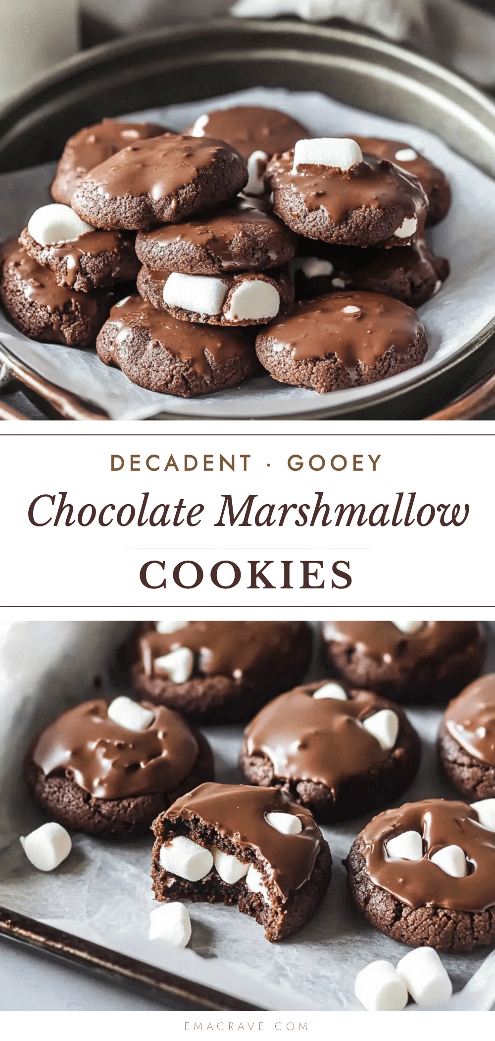 chocolate marshmallow cookies recipe