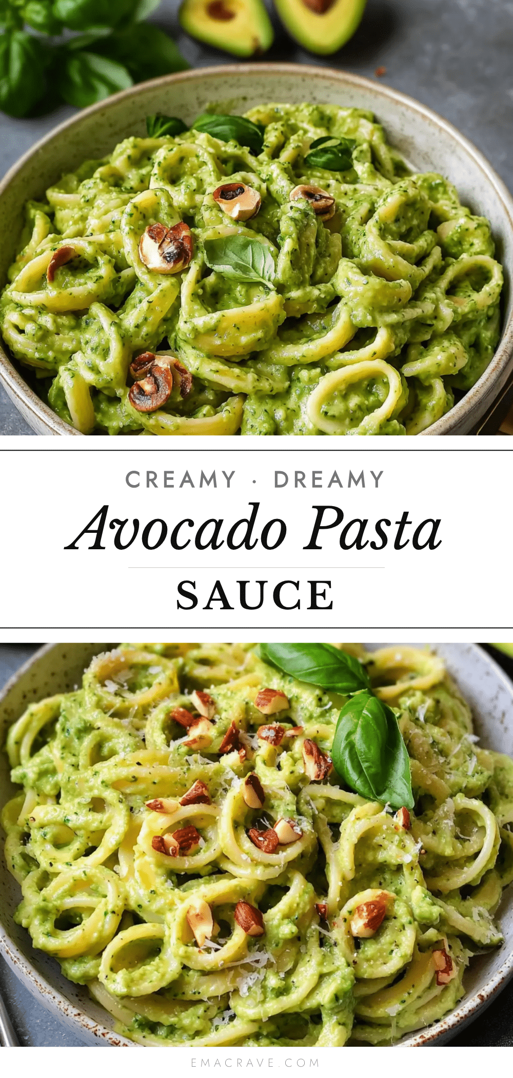 creamy avocado pasta sauce recipe