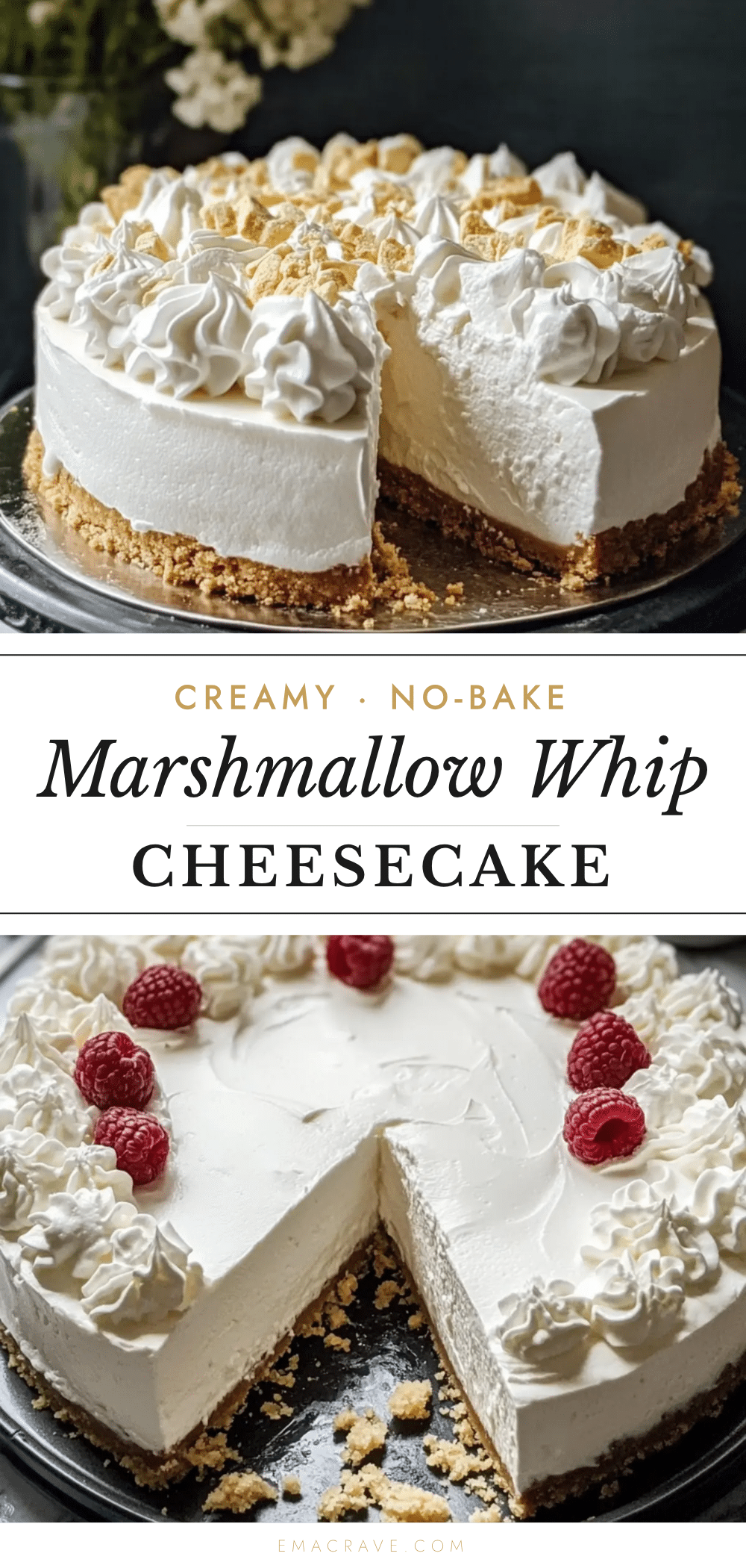 creamy marshmallow whip cheesecake recipe