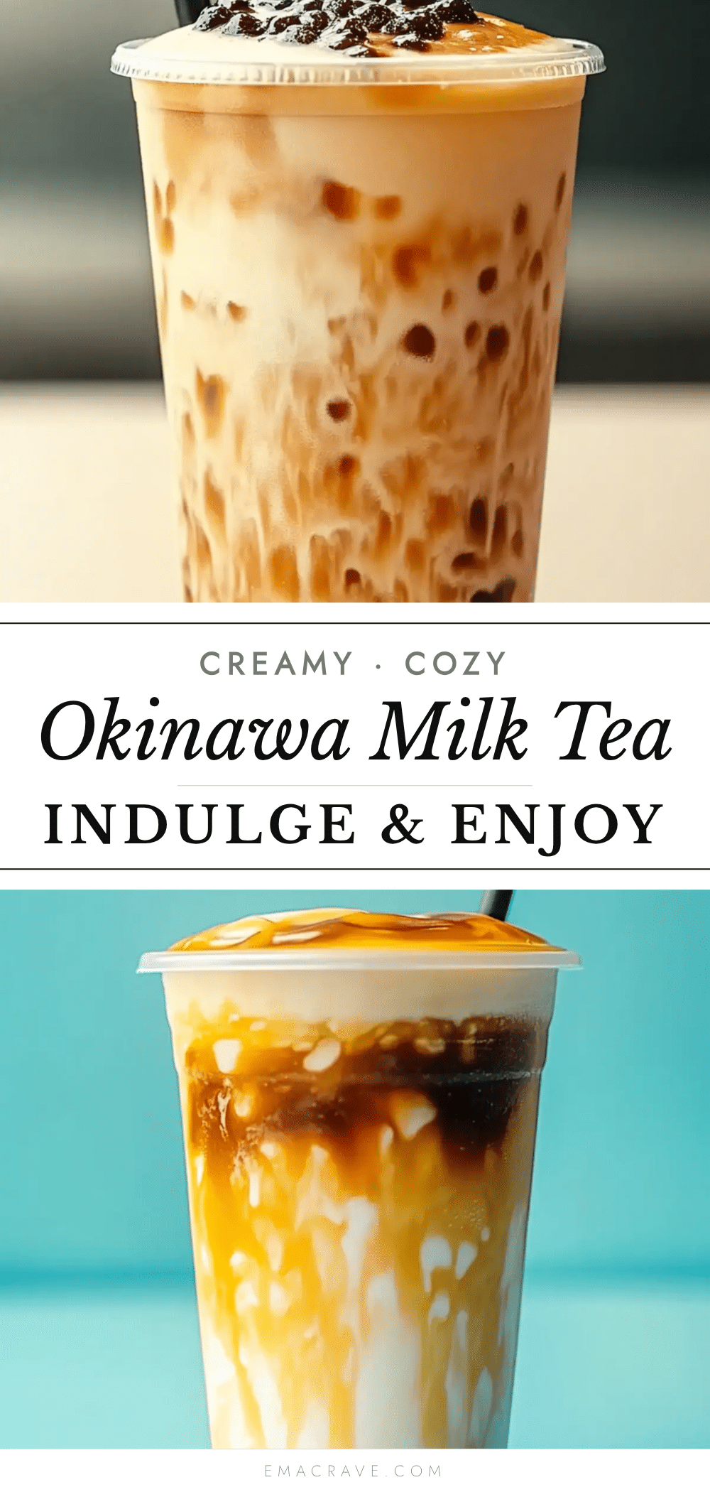 creamy okinawa milk tea recipe