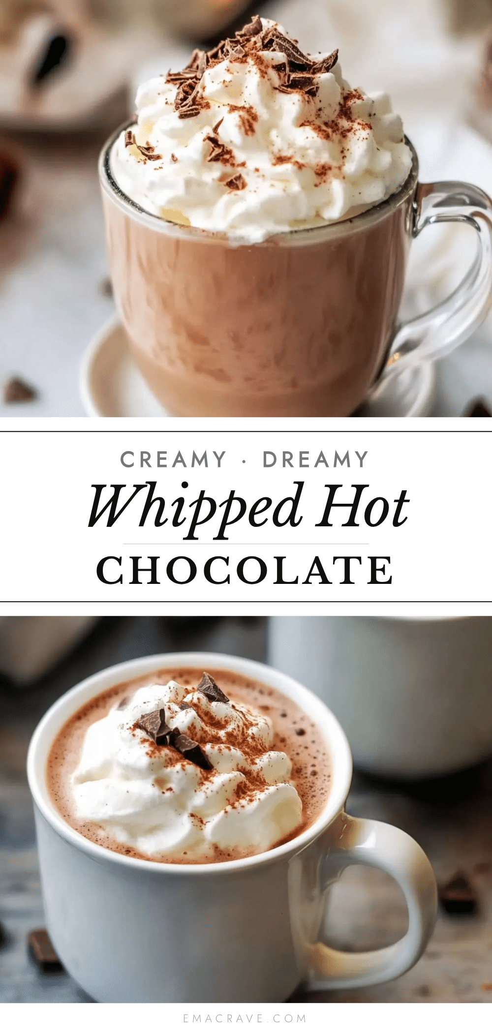 creamy whipped hot chocolate recipe