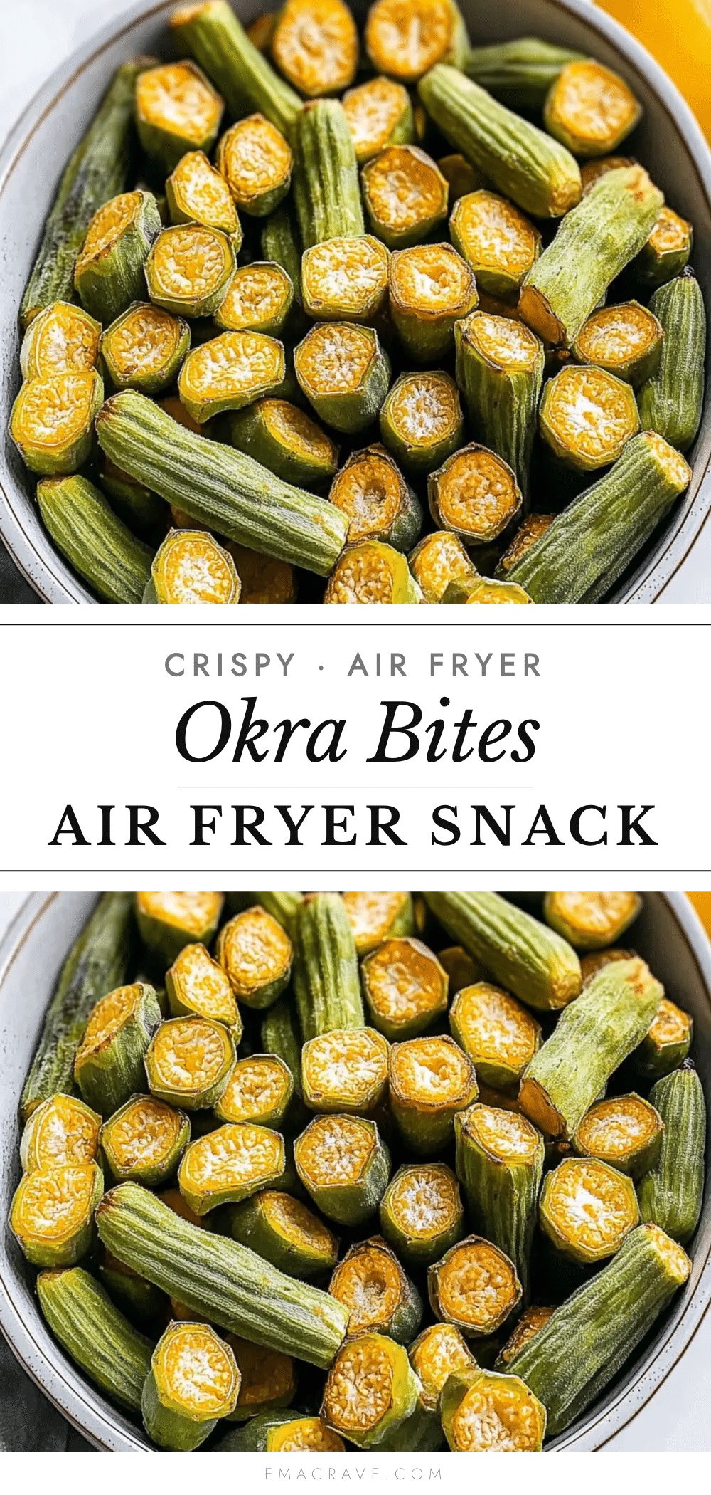 crispy air fryer okra bites recipe