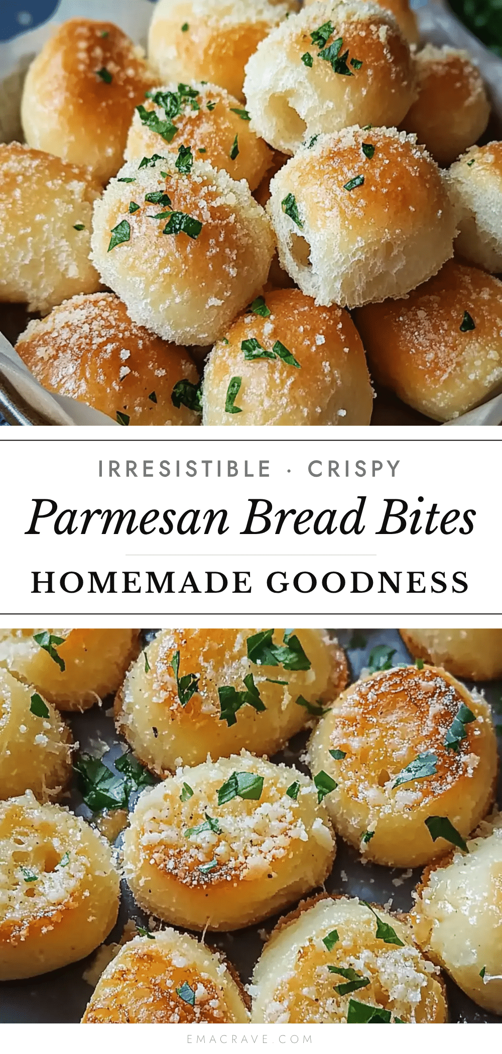 crispy parmesan bread bites recipe