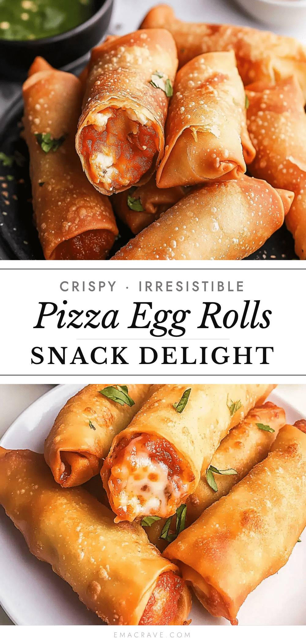 crispy pizza egg rolls recipe