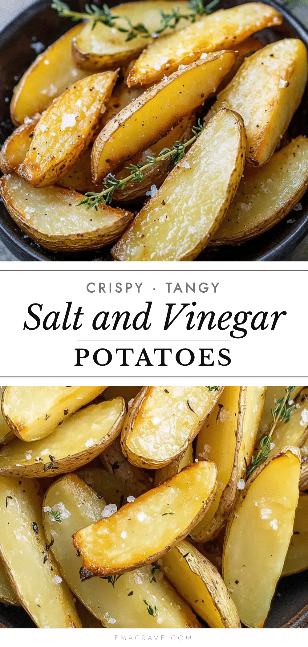 crispy salt and vinegar fingerling potatoes recipe