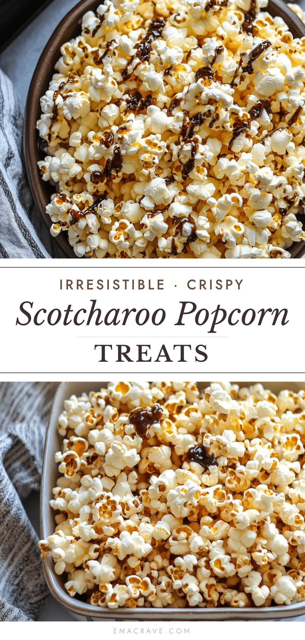 crispy Scotcharoo popcorn treats recipe recipe