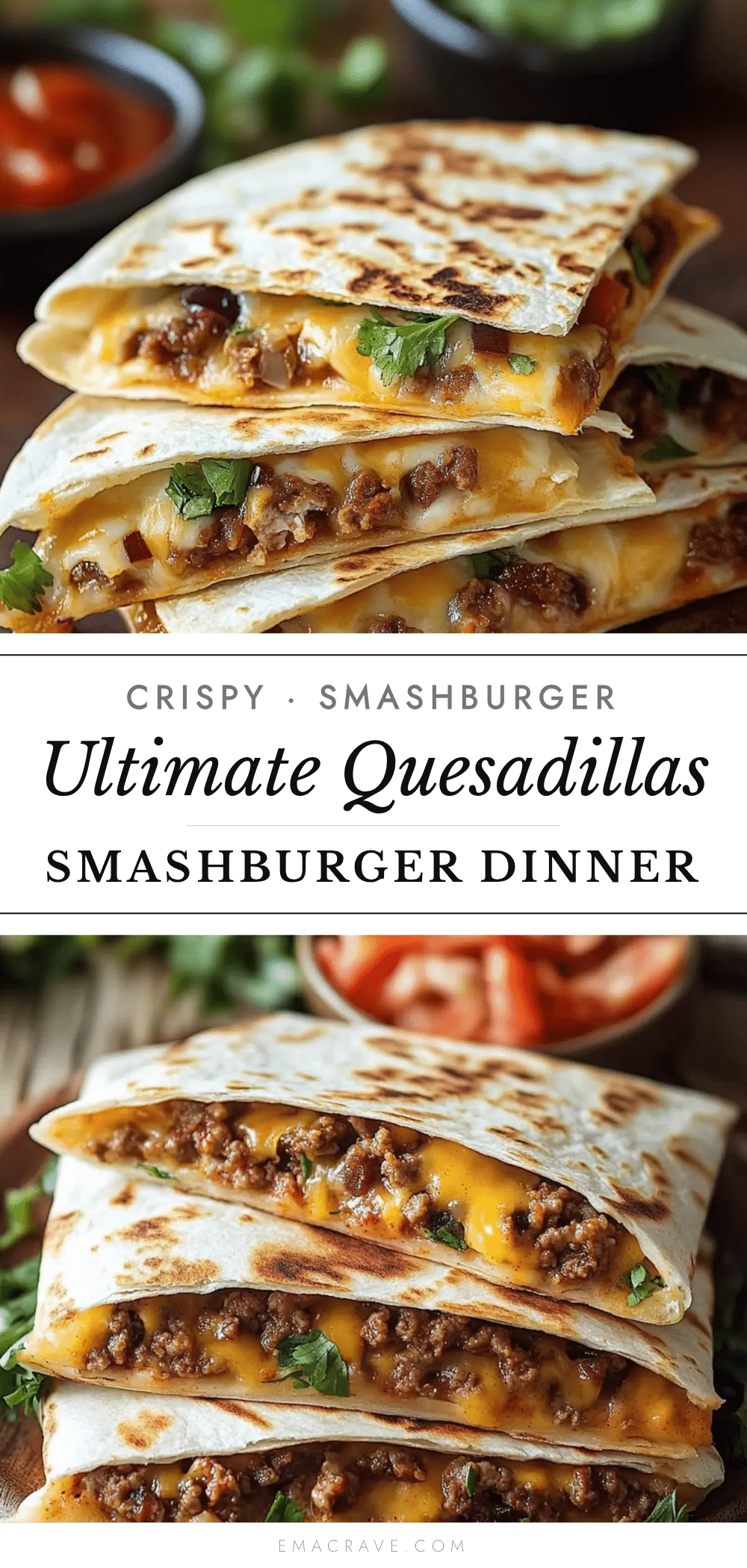 crispy smashburger quesadillas recipe