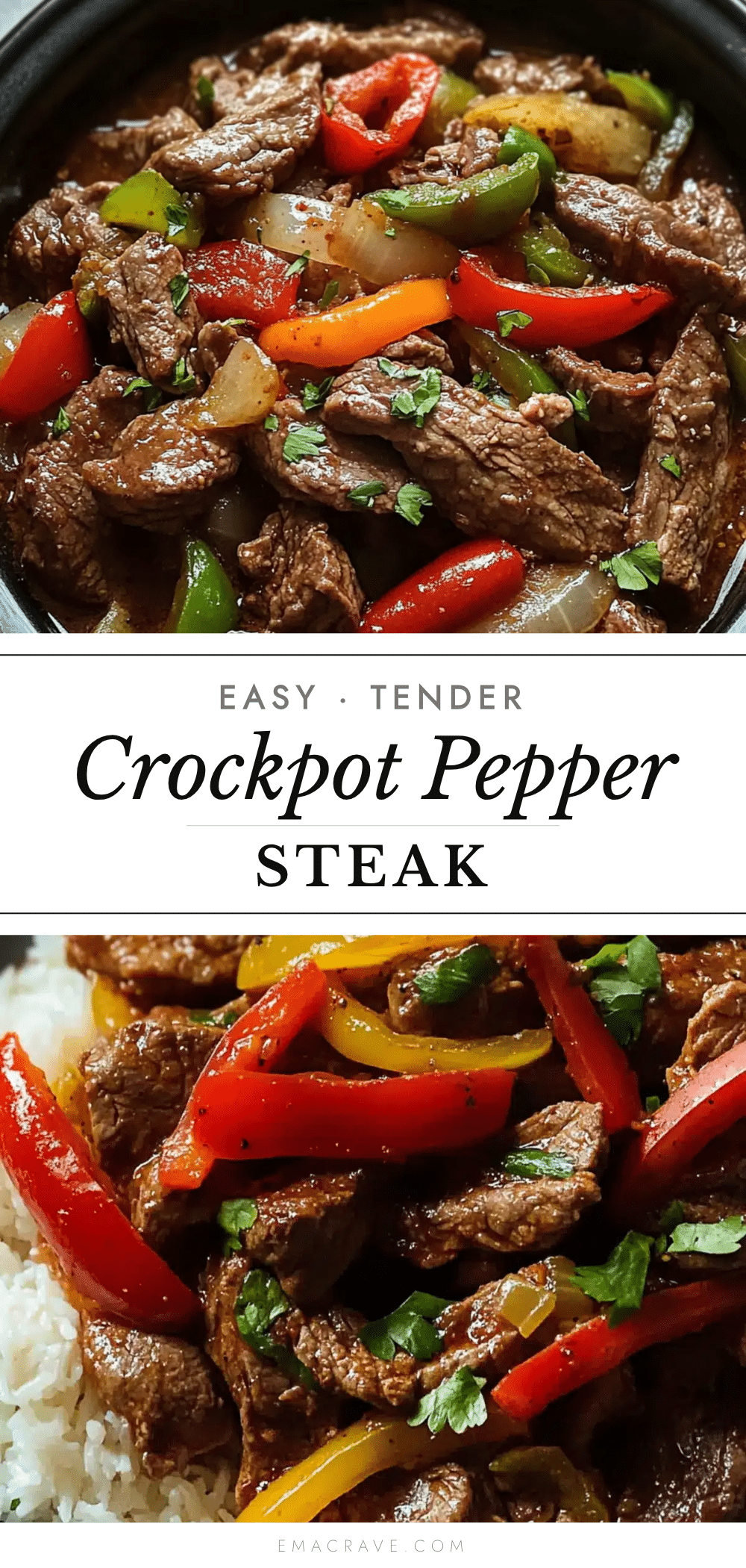 crockpot pepper steak recipe