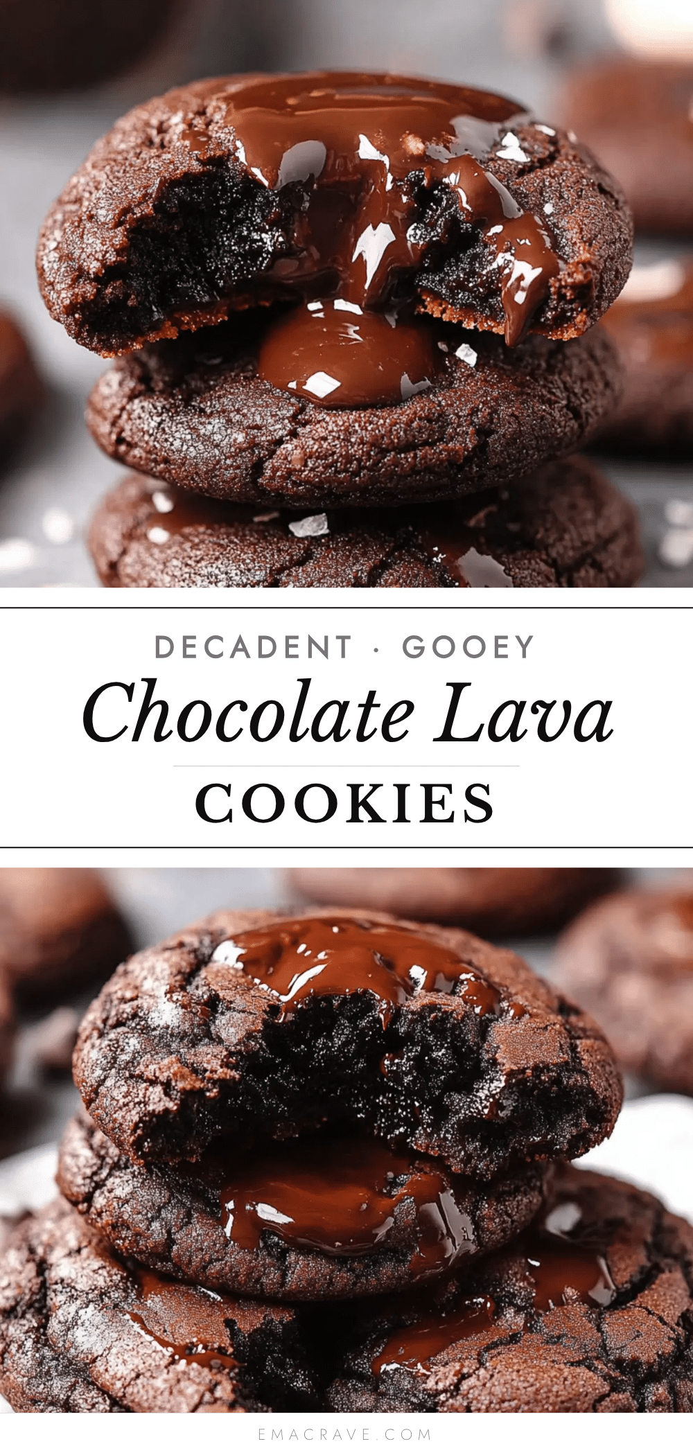 decadent chocolate lava cookies recipe
