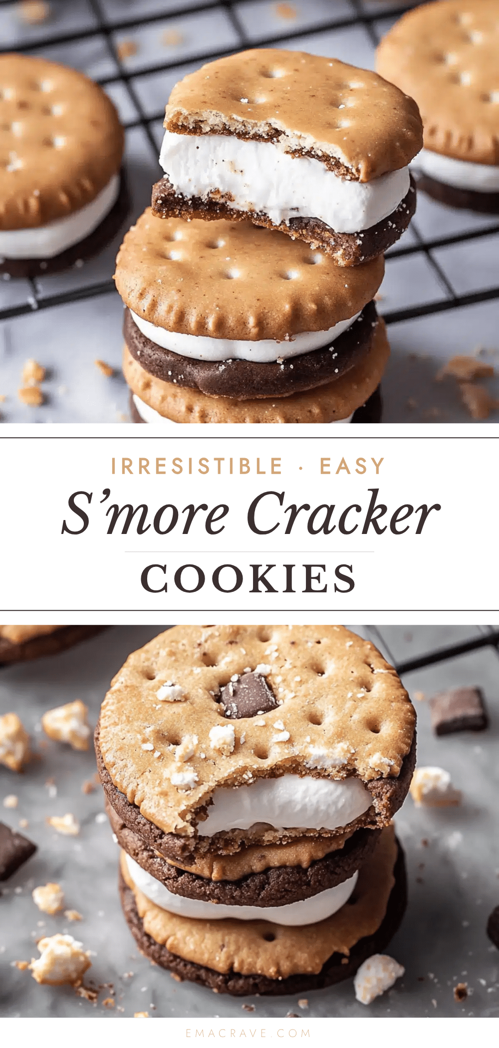 easy s’more cracker cookies recipe