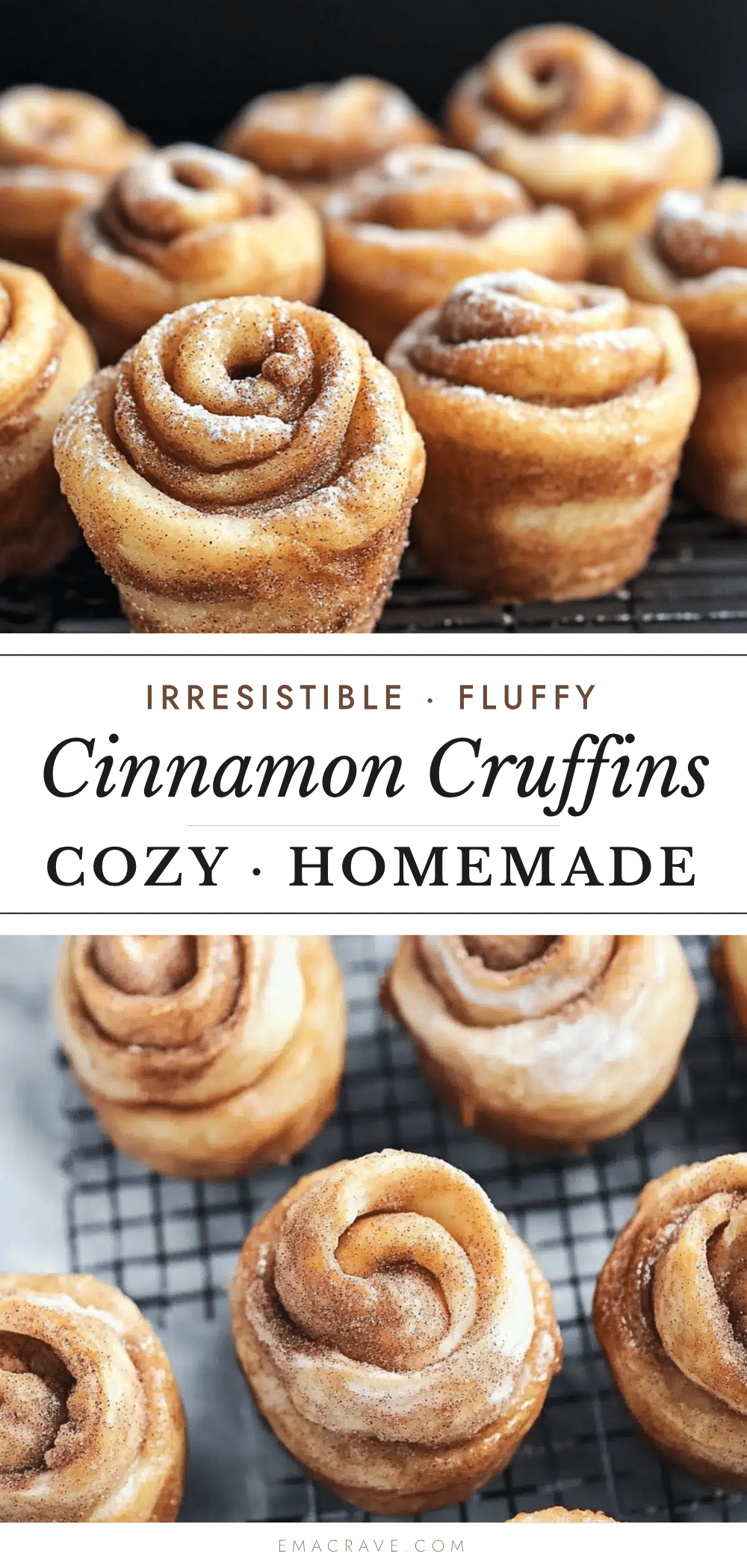 fluffy cinnamon cruffins recipe