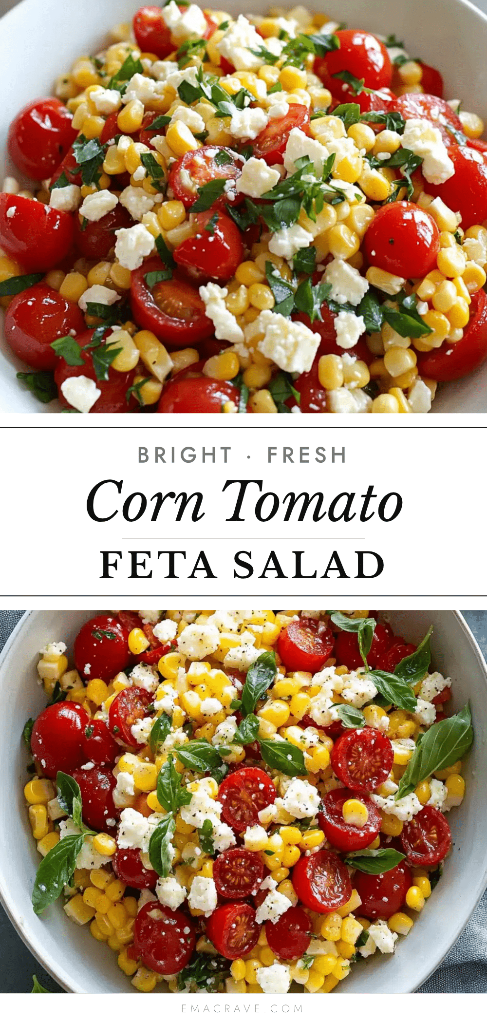 fresh corn tomato and feta salad recipe