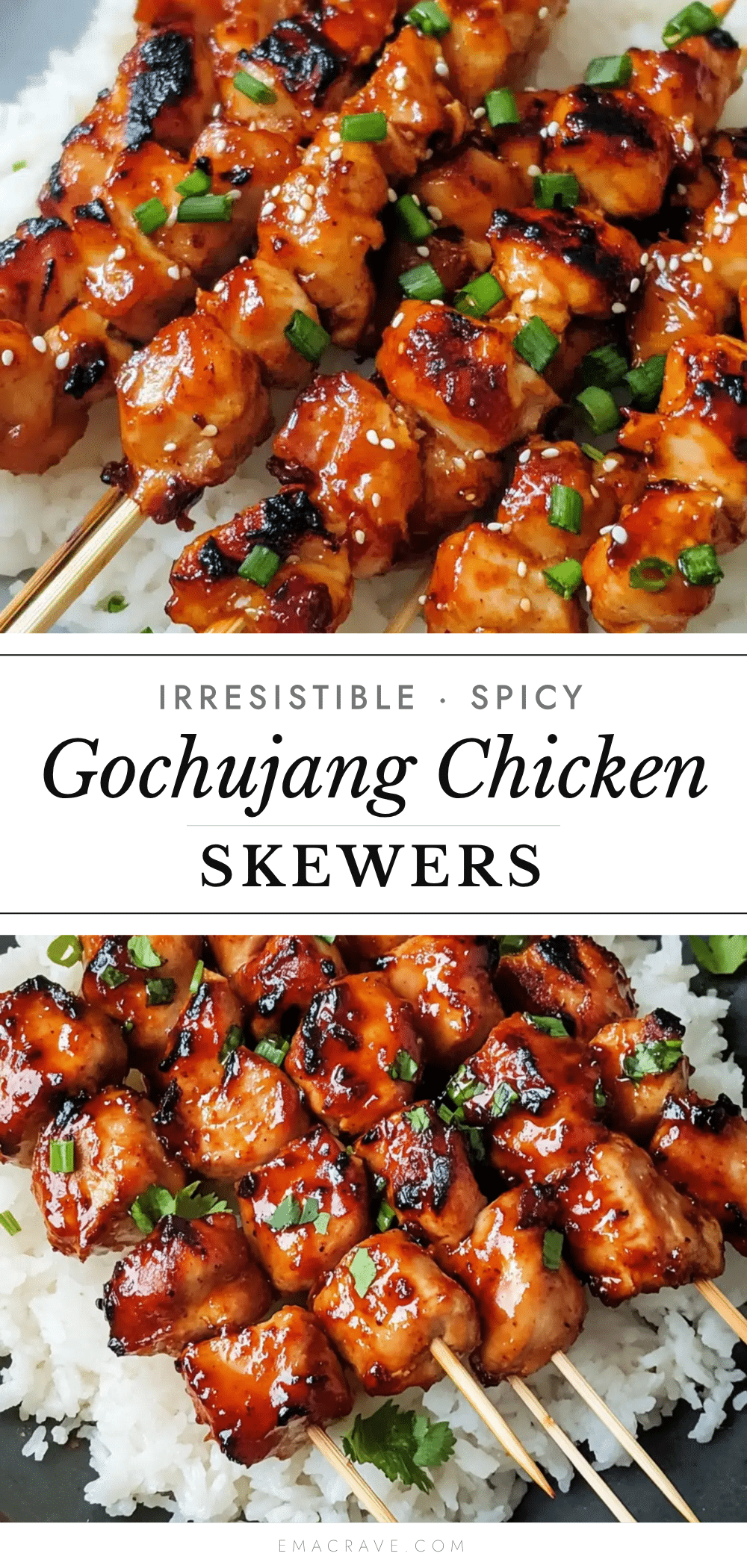 gochujang chicken skewers recipe