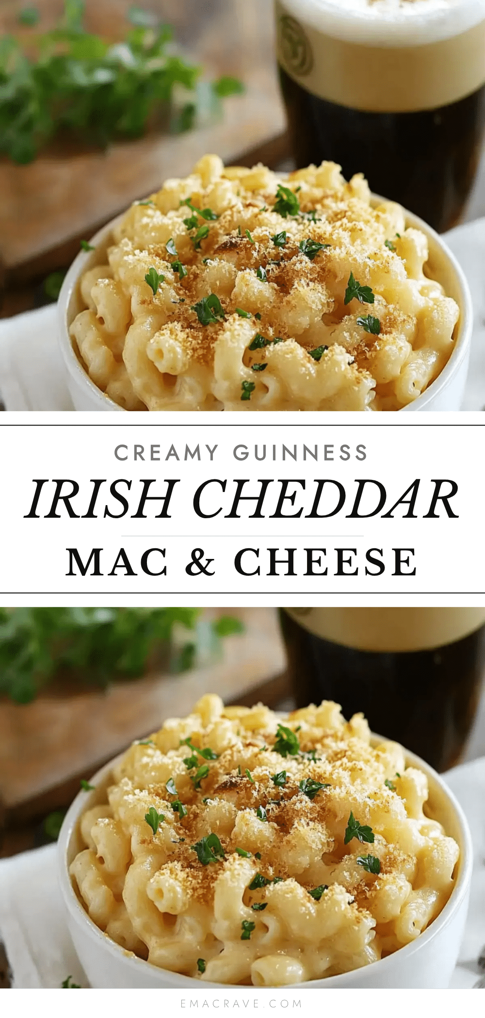Guinness and Irish cheddar macaroni cheese recipe