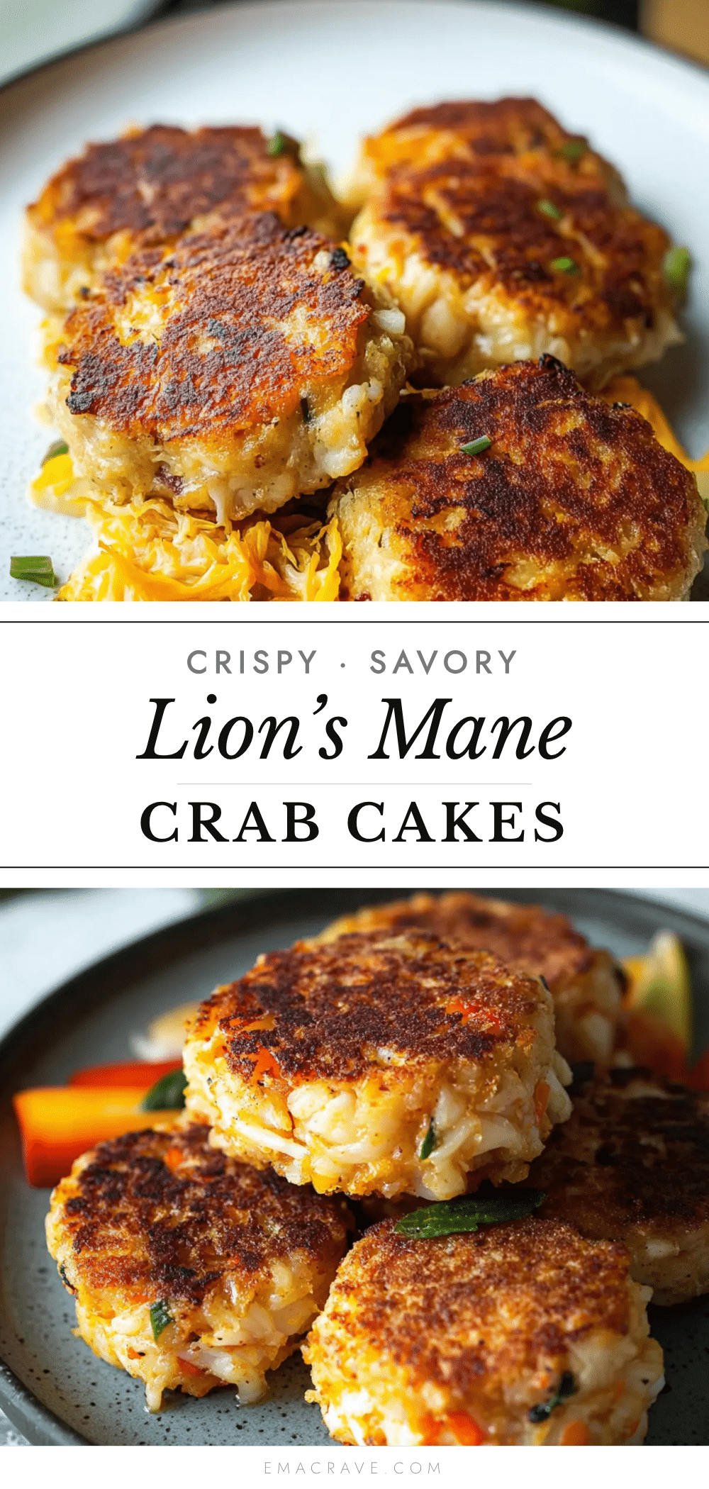 lion’s mane crab cakes recipe