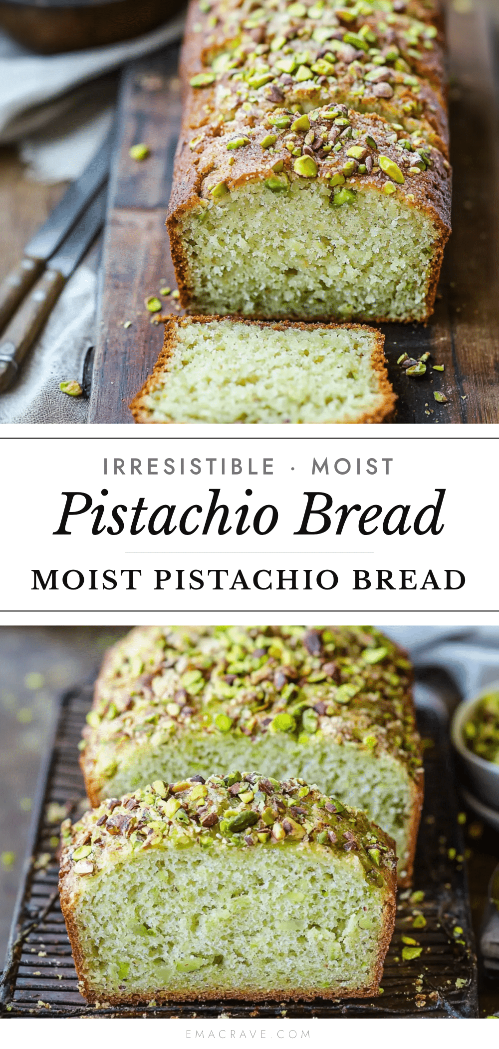 moist pistachio bread recipe