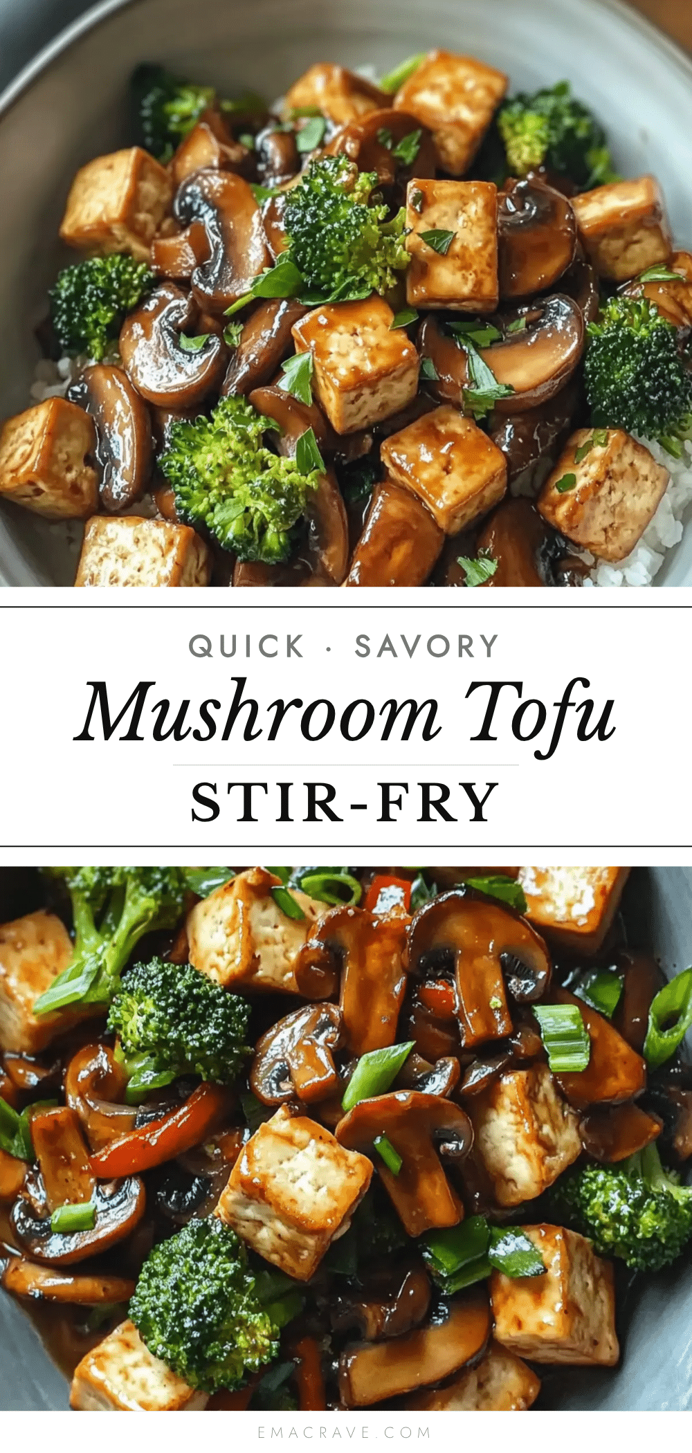 mushroom and tofu stir-fry recipe