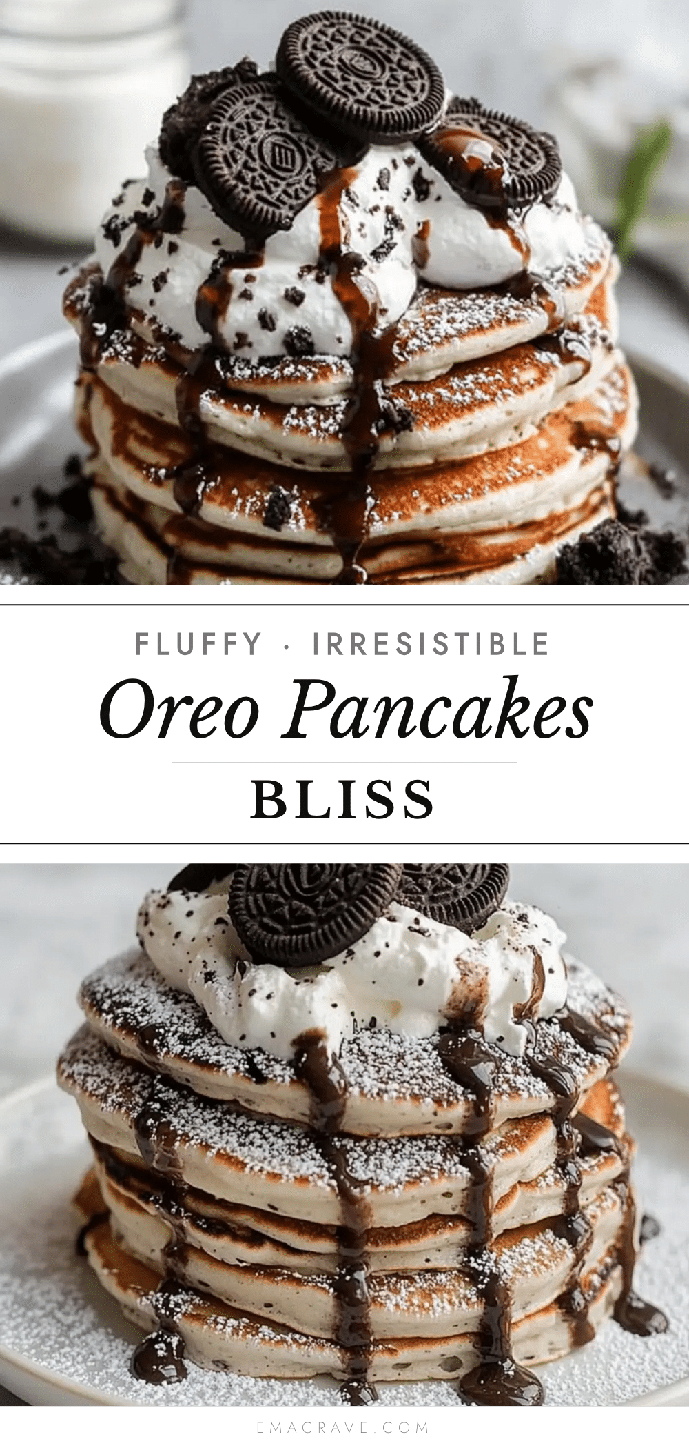 Oreo pancakes recipe