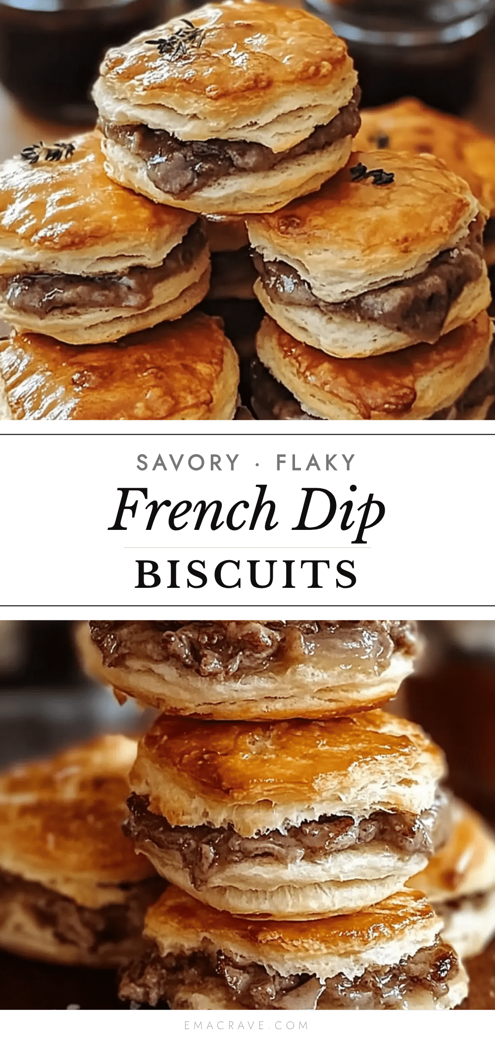 quick savory french dip biscuits recipe