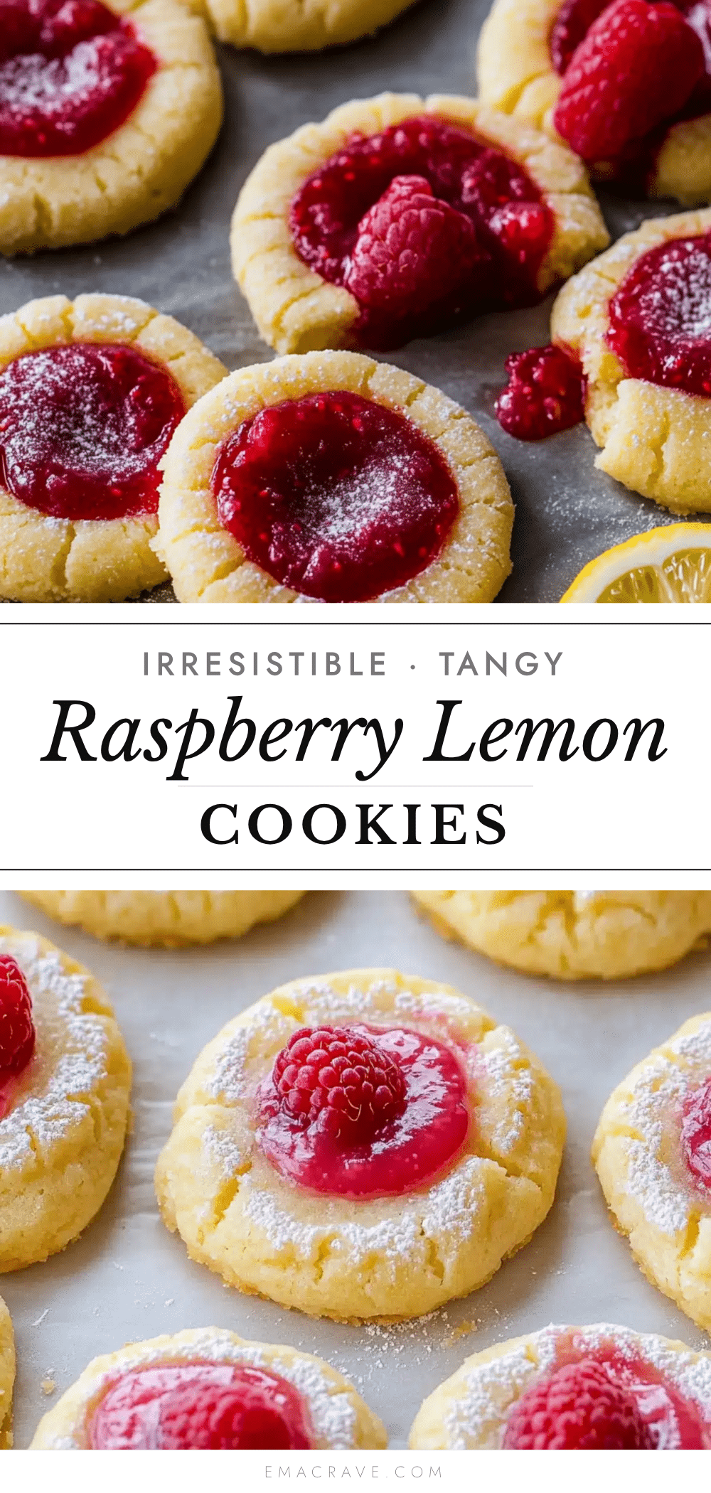 raspberry curd lemon cookies recipe