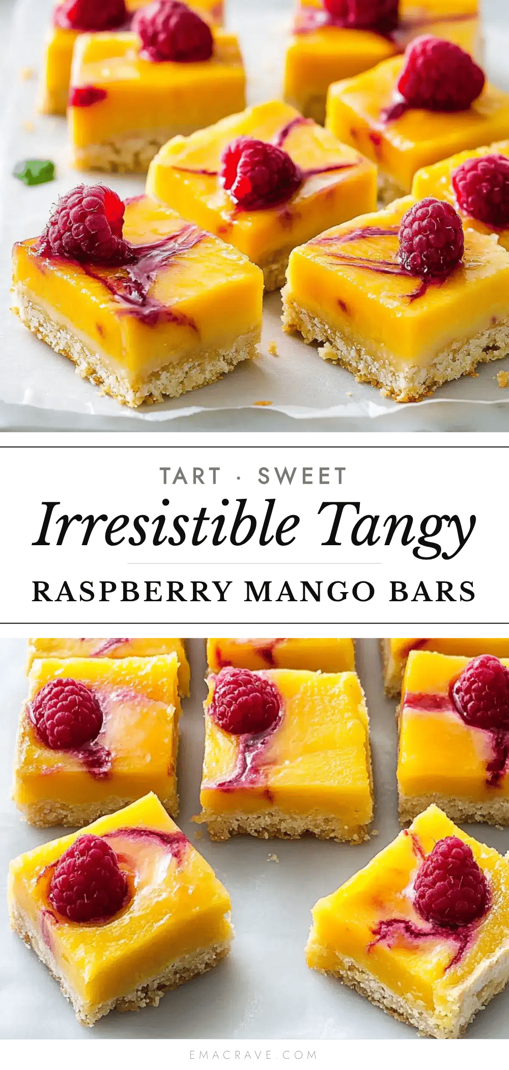 raspberry mango bars recipe
