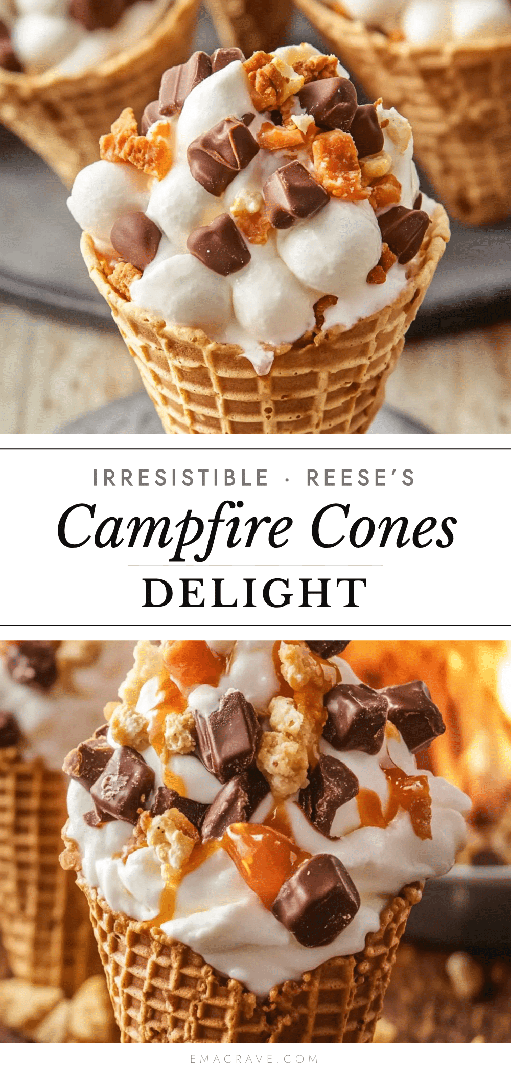 Reese’s Campfire Cones recipe recipe