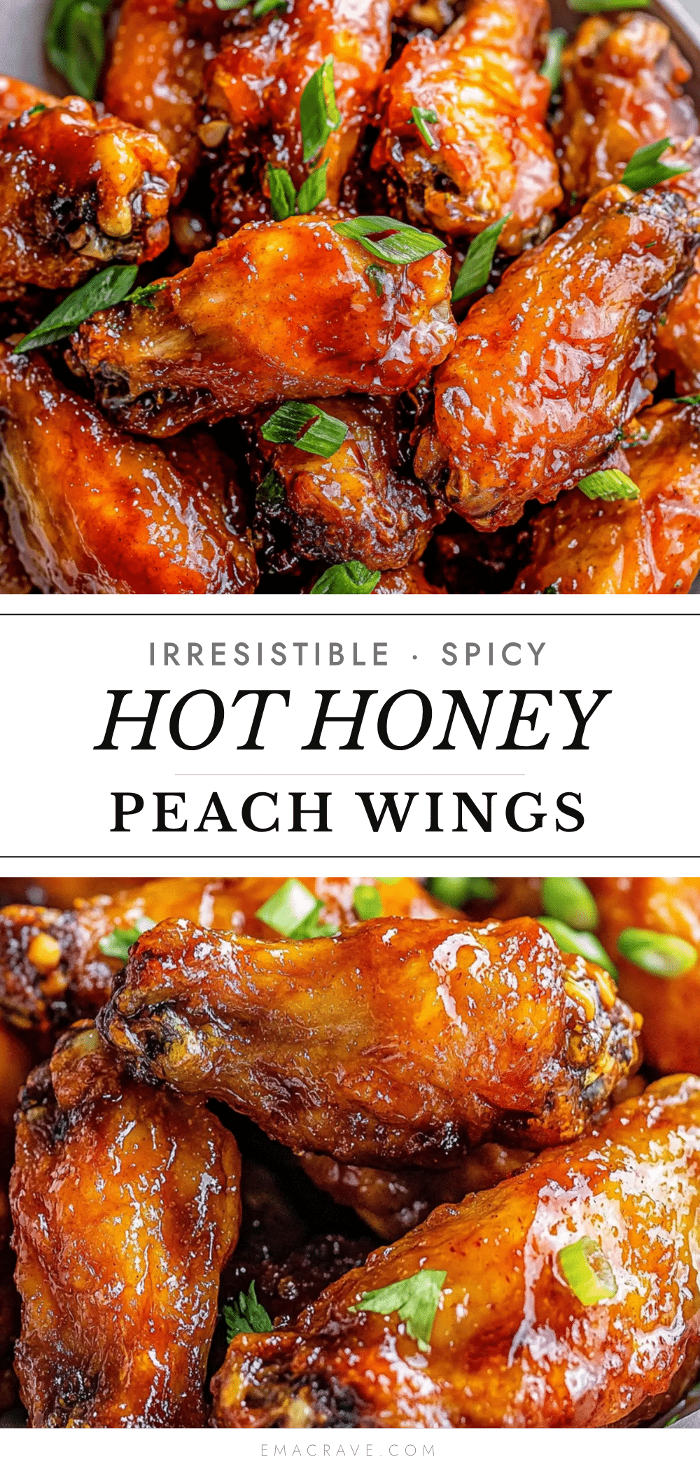 spicy hot honey peach wings recipe