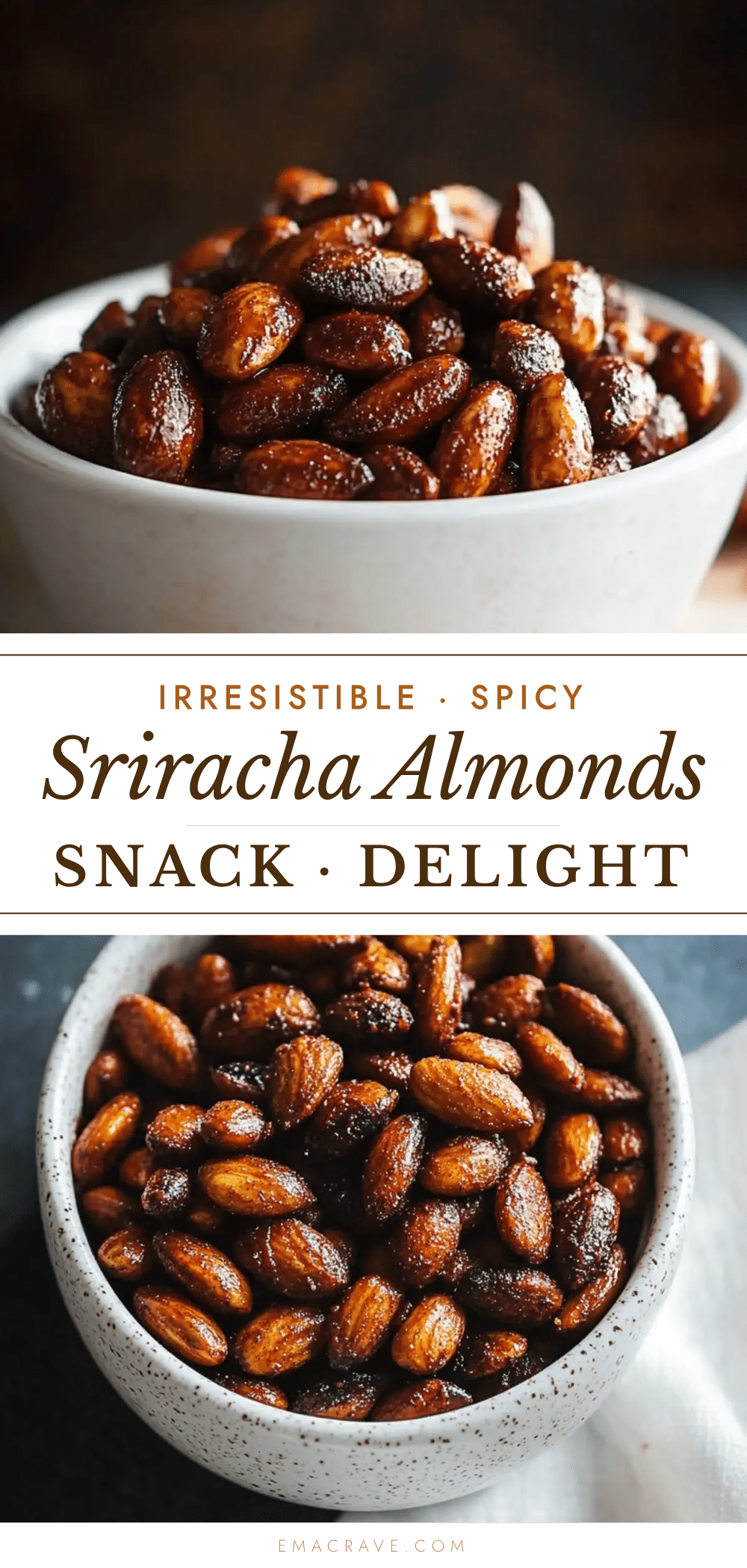 spicy sriracha almonds recipe