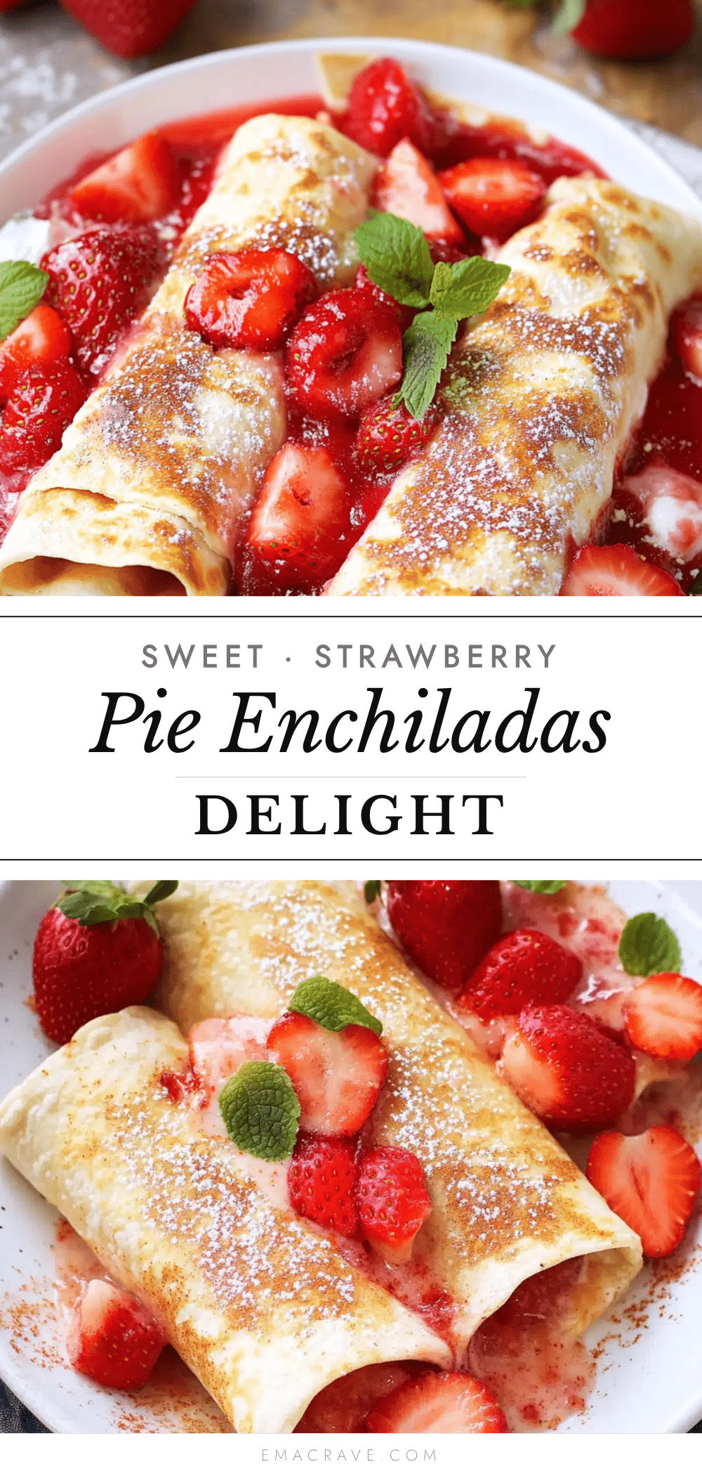 strawberry pie enchiladas recipe